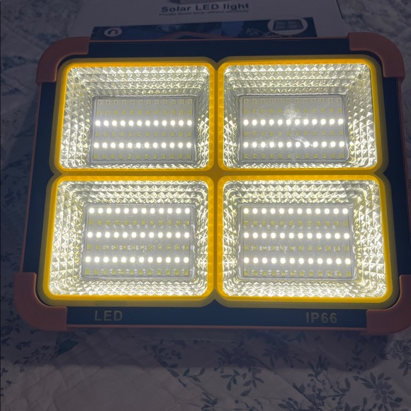 Orange Solar LED Light - Picture 7 of 8